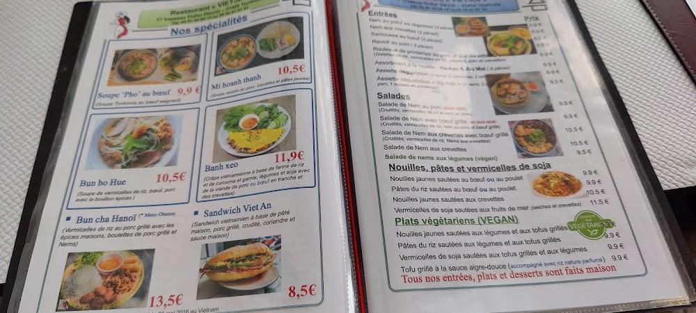 Restaurant VIET-AN - Menu Image 4